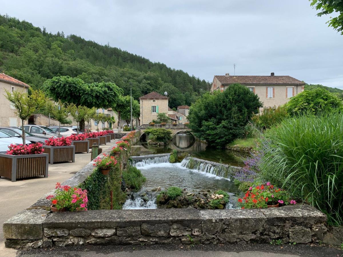 Spacious Apartment In A Charming, Tranquil Village Saint-Vincent-Rive-d'Olt Bagian luar foto